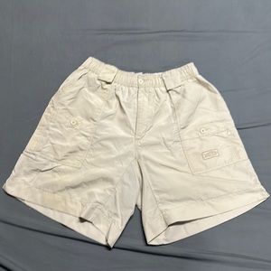 AFTCO Performance Nylon Fishing Shorts 32 beige